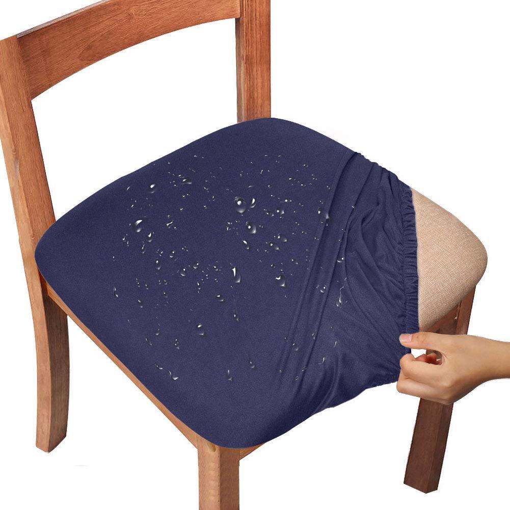 Water-Repellent Dining Room Chair Cover Spandex Elastic Removable Seat Covers - Ornate Home