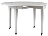 Watercolor White Sand Dining Table - Ornate Home