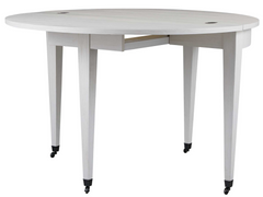 Watercolor White Sand Dining Table - Ornate Home