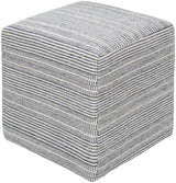 Waterfall Woven Cotton Pouf - Ornate Home