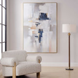 Waterfront Multicolor Geometric Abstract Art - Ornate Home