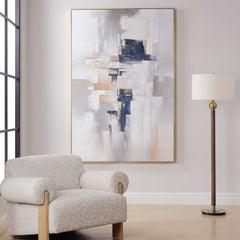 Waterfront Multicolor Geometric Abstract Art - Ornate Home