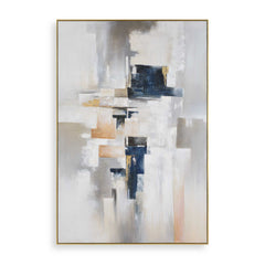 Waterfront Multicolor Geometric Abstract Art - Ornate Home