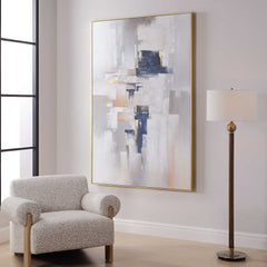 Waterfront Multicolor Geometric Abstract Art - Ornate Home