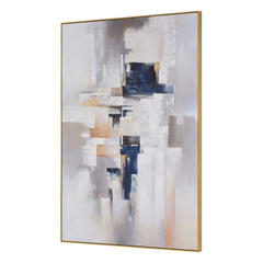 Waterfront Multicolor Geometric Abstract Art - Ornate Home
