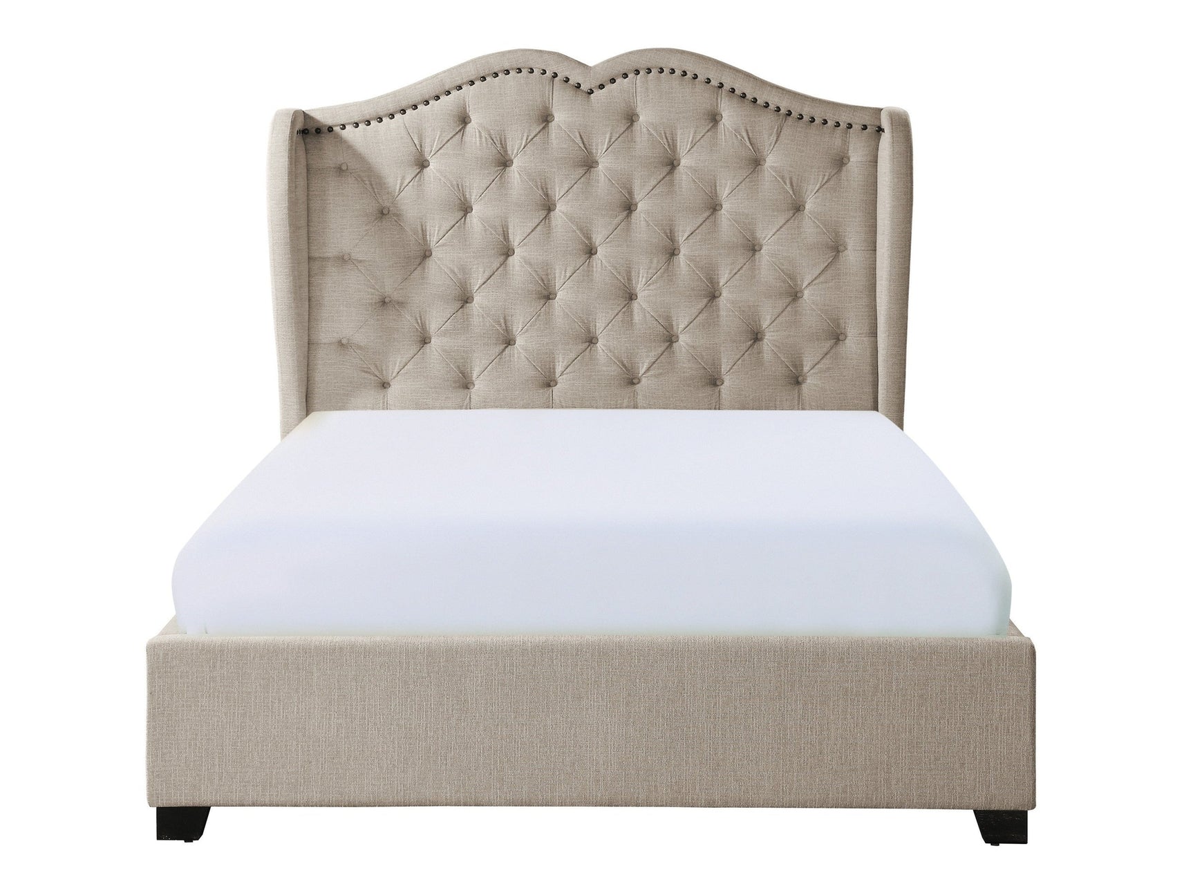 Waterlyn Beige Queen Bed - Ornate Home