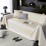 Waterproof Faux Leather Couch Throw Covers, Pet Couch Cover, Non Slip Furniture Covers for Leather Sofas - Ornate Home