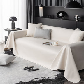 Waterproof Faux Leather Couch Throw Covers, Pet Couch Cover, Non Slip Furniture Covers for Leather Sofas - Ornate Home
