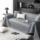 Waterproof Faux Leather Couch Throw Covers, Pet Couch Cover, Non Slip Furniture Covers for Leather Sofas - Ornate Home