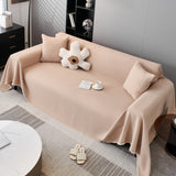 Waterproof Scratch Proof Herringbone Large Throw Blanket for Couch, Chenille Couch Cushion Covers for Pets - Ornate Home