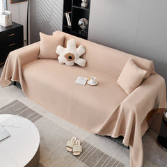 Waterproof Scratch Proof Herringbone Large Throw Blanket for Couch, Chenille Couch Cushion Covers for Pets - Ornate Home