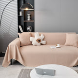 Waterproof Scratch Proof Herringbone Large Throw Blanket for Couch, Chenille Couch Cushion Covers for Pets - Ornate Home