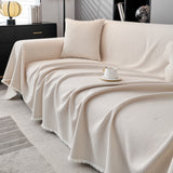 Waterproof Scratch Proof Herringbone Large Throw Blanket for Couch, Chenille Couch Cushion Covers for Pets - Ornate Home