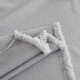 Waterproof Scratch Proof Herringbone Large Throw Blanket for Couch, Chenille Couch Cushion Covers for Pets - Ornate Home
