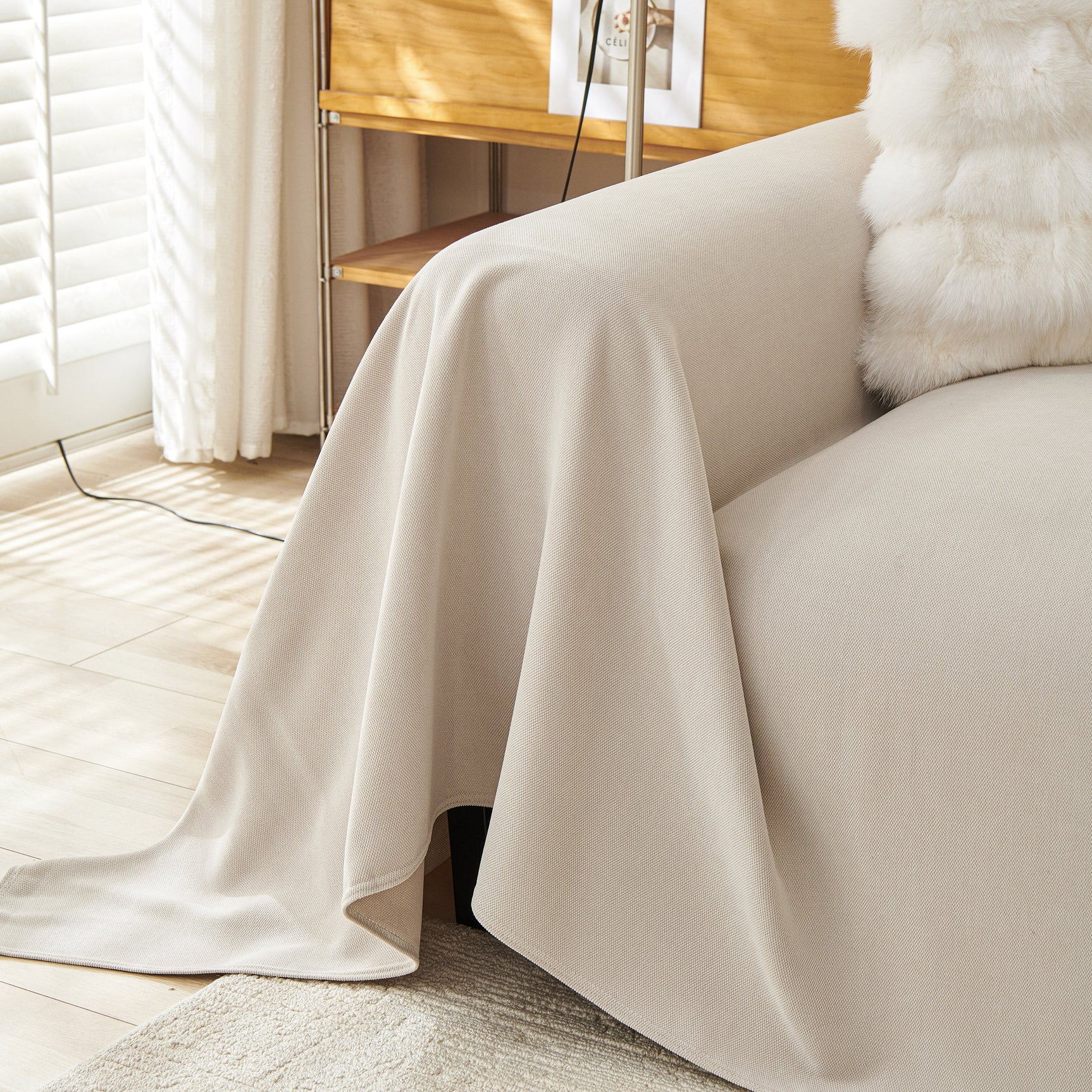 Waterproof Scratch Proof Sofa Protector Throw Blanket, Couch Cover for Pets & Kids - Ornate Home