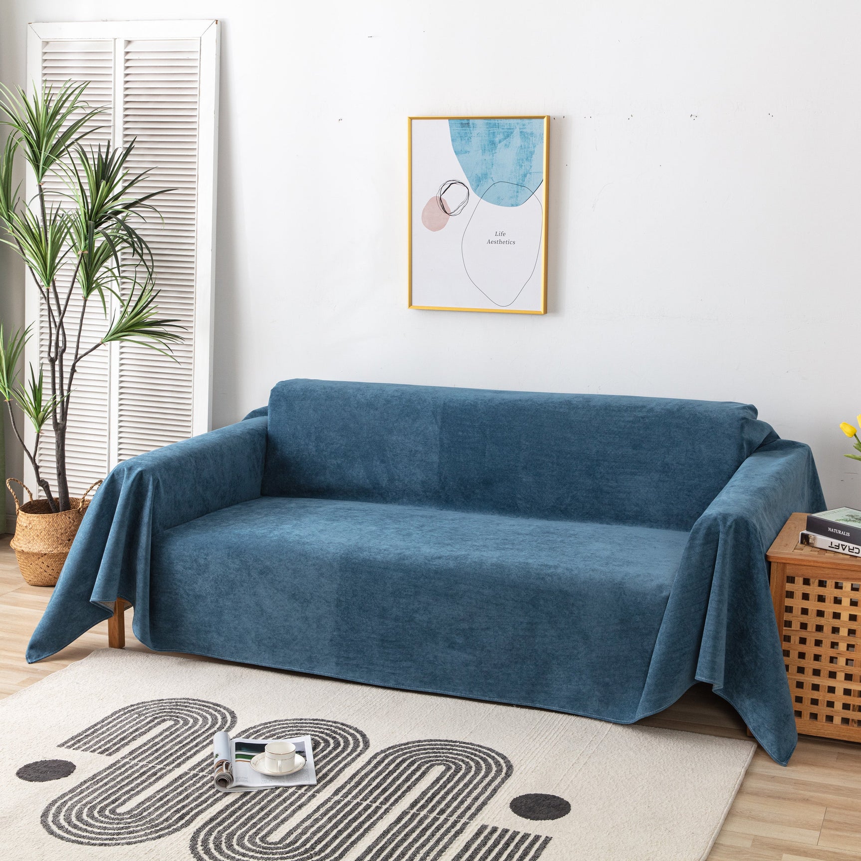 Waterproof Scratch-Resistant Furniture Covers for Pets, Non-Slip Couch Cover Throw - Ornate Home