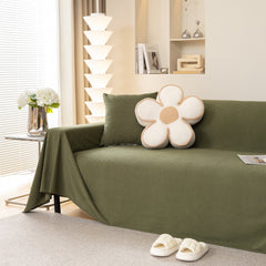 Waterproof Soft Cotton Plush Couch Cover Blanket, Extra Large Furniture Decoration Cover Sofa Slipcovers - Ornate Home