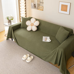 Waterproof Soft Cotton Plush Couch Cover Blanket, Extra Large Furniture Decoration Cover Sofa Slipcovers - Ornate Home