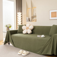 Waterproof Soft Cotton Plush Couch Cover Blanket, Extra Large Furniture Decoration Cover Sofa Slipcovers - Ornate Home