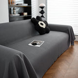 Waterproof Waffle Lattice Sofa Throw, Sofa Towel Cover for Couches, Simple Sofa Cover Blanket - Ornate Home