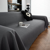 Waterproof Waffle Lattice Sofa Throw, Sofa Towel Cover for Couches, Simple Sofa Cover Blanket - Ornate Home