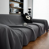 Waterproof Waffle Lattice Sofa Throw, Sofa Towel Cover for Couches, Simple Sofa Cover Blanket - Ornate Home