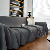 Waterproof Waffle Lattice Sofa Throw, Sofa Towel Cover for Couches, Simple Sofa Cover Blanket - Ornate Home