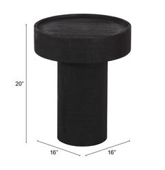 Watson Black Side Table - Ornate Home