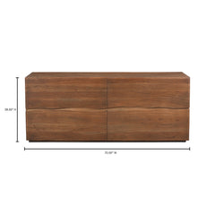 Watson Brown 4 Drawer Dresser - Ornate Home