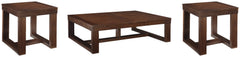 Watson Brown Coffee Table and 2 End Tables - Ornate Home