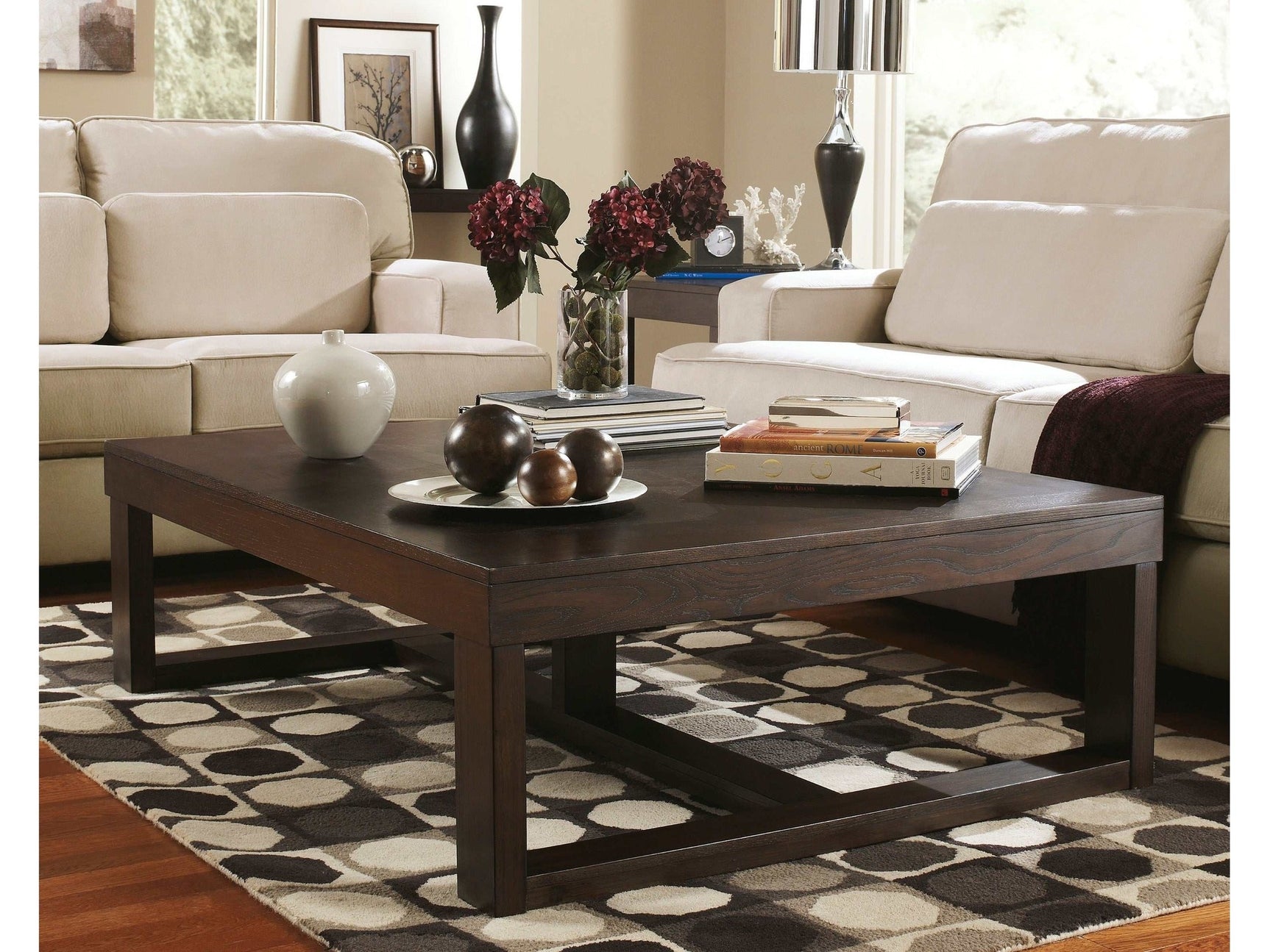 Watson Dark Brown Coffee Table (Online Special Price) - Ornate Home