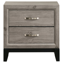 Watson Light Taupe 2-drawer Nightstand Bedside Table - Ornate Home