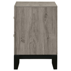 Watson Light Taupe 2-drawer Nightstand Bedside Table - Ornate Home