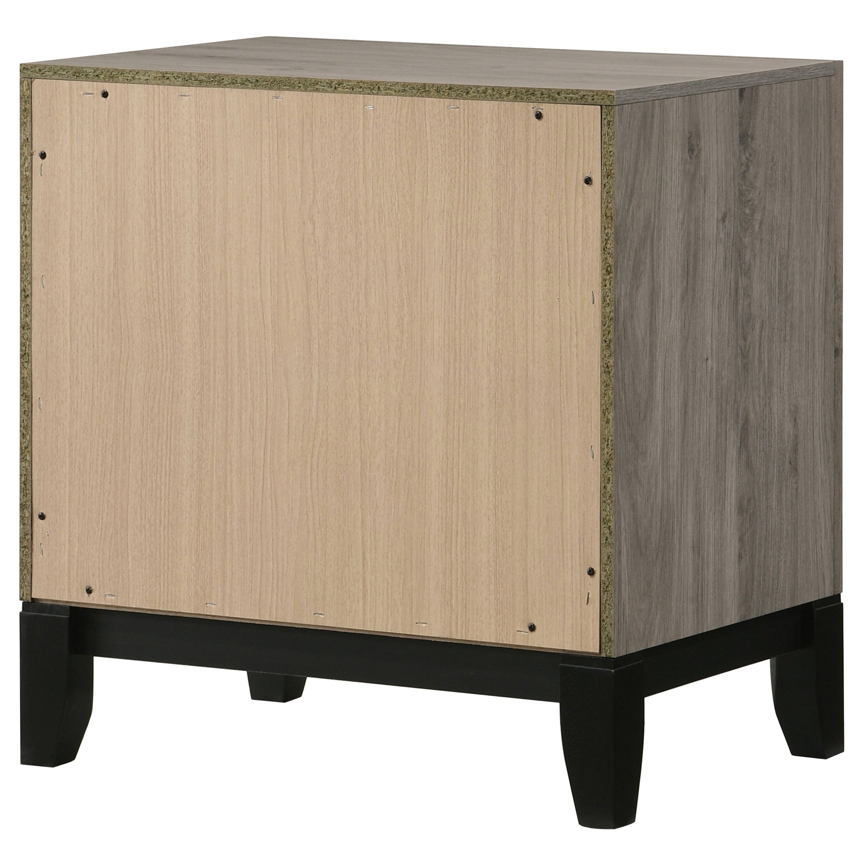 Watson Light Taupe 2-drawer Nightstand Bedside Table - Ornate Home