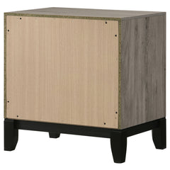Watson Light Taupe 2-drawer Nightstand Bedside Table - Ornate Home