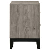 Watson Light Taupe 2-drawer Nightstand Bedside Table - Ornate Home