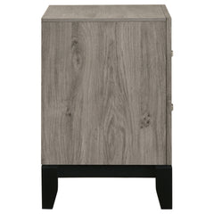 Watson Light Taupe 2-drawer Nightstand Bedside Table - Ornate Home