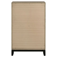 Watson Light Taupe 5-drawer Bedroom Chest of Drawers - Ornate Home