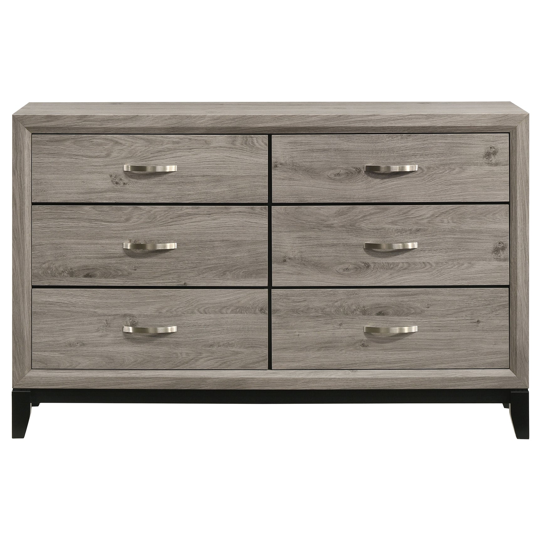 Watson Light Taupe 6-drawer Bedroom Dresser Cabinet - Ornate Home