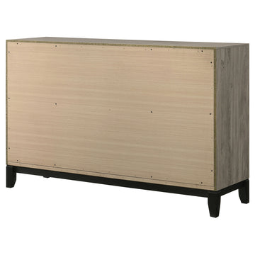 Watson Light Taupe 6-drawer Bedroom Dresser Cabinet - Ornate Home