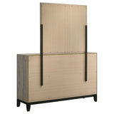 Watson Light Taupe 6-drawer Bedroom Dresser and Mirror - Ornate Home