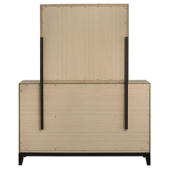 Watson Light Taupe 6-drawer Bedroom Dresser and Mirror - Ornate Home