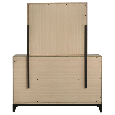 Watson Light Taupe 6-drawer Bedroom Dresser and Mirror - Ornate Home