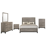 Watson Light Taupe Five-piece Queen Bedroom Set - Ornate Home
