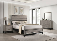 Watson Light Taupe Four-piece Eastern King Bedroom Set - Ornate Home