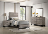 Watson Light Taupe Four-piece Twin Bedroom Set - Ornate Home