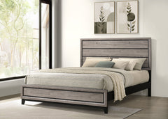 Watson Light Taupe Wood California King Panel Bed - Ornate Home