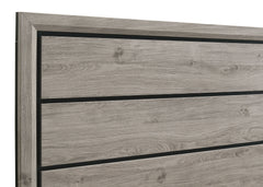 Watson Light Taupe Wood California King Panel Bed - Ornate Home