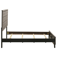 Watson Light Taupe Wood Full Panel Bed - Ornate Home