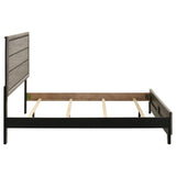 Watson Light Taupe Wood Queen Panel Bed - Ornate Home